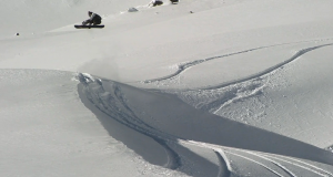 Nike dans la pow du Chili