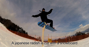 Humour et snowboard japonais