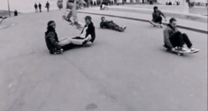 Tremplin, wall ride et Trocadéro avec le team Converse
