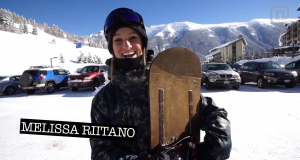 Snowboard 100% papier recyclé