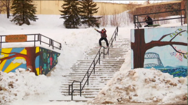 Gros boardslide