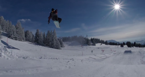 Matière Blanche – Snowy Sunset Park